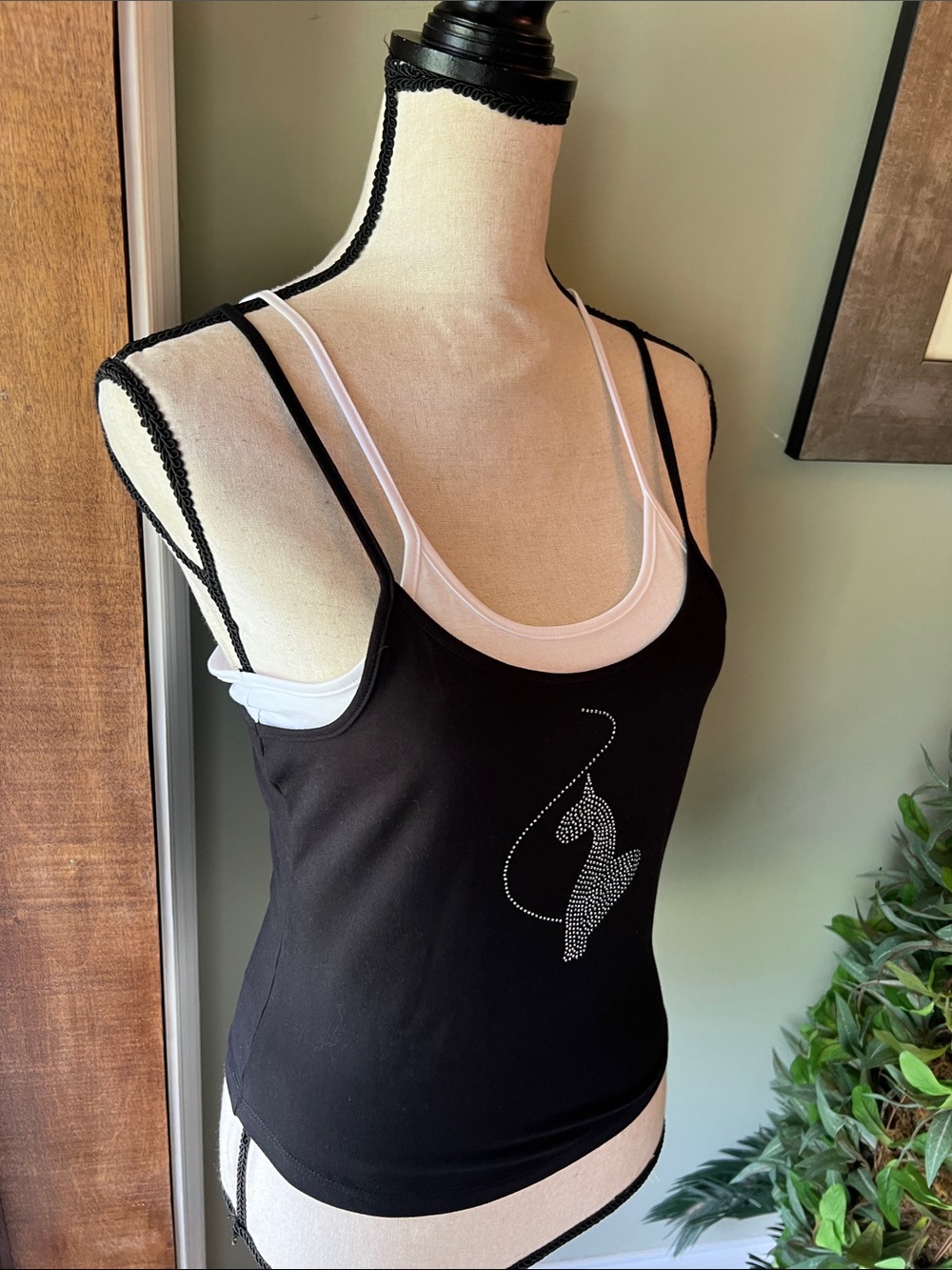 Baby Phat Black and Gold Logo Tank Top - Picture 2 of 6